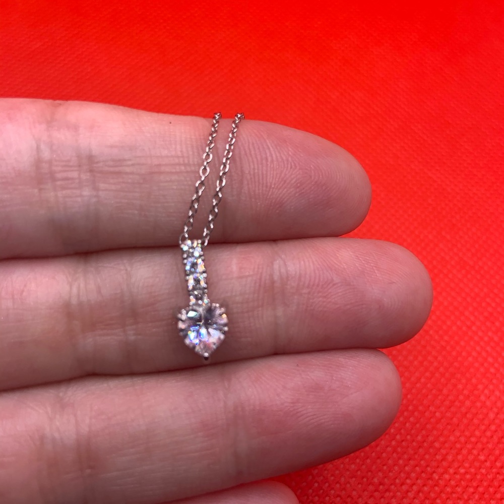 DIAMOND HEART JEWELRY SET - Picture 4 of 8